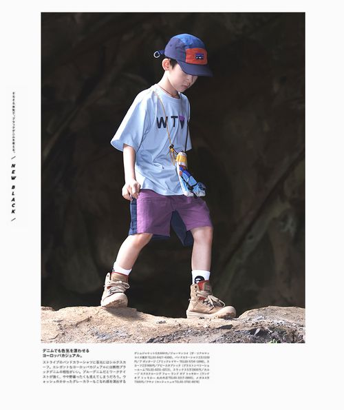 腰鬆緊速乾休閒五分褲-撞色口袋-紫色