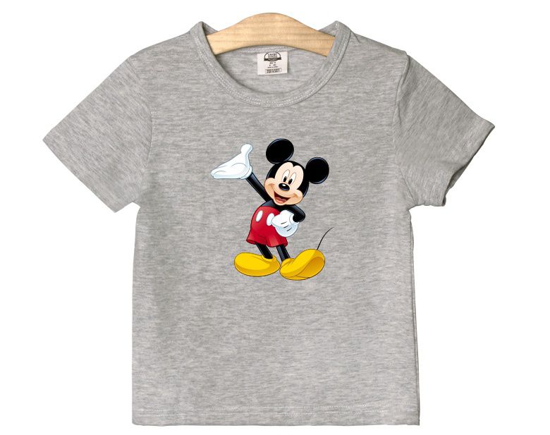 (韓製)正版迪士尼 - 純棉T-哈囉米奇-深藍