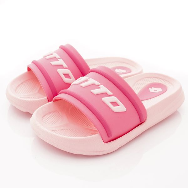 LOTTO - 童鞋-經典拖鞋(中童)-粉