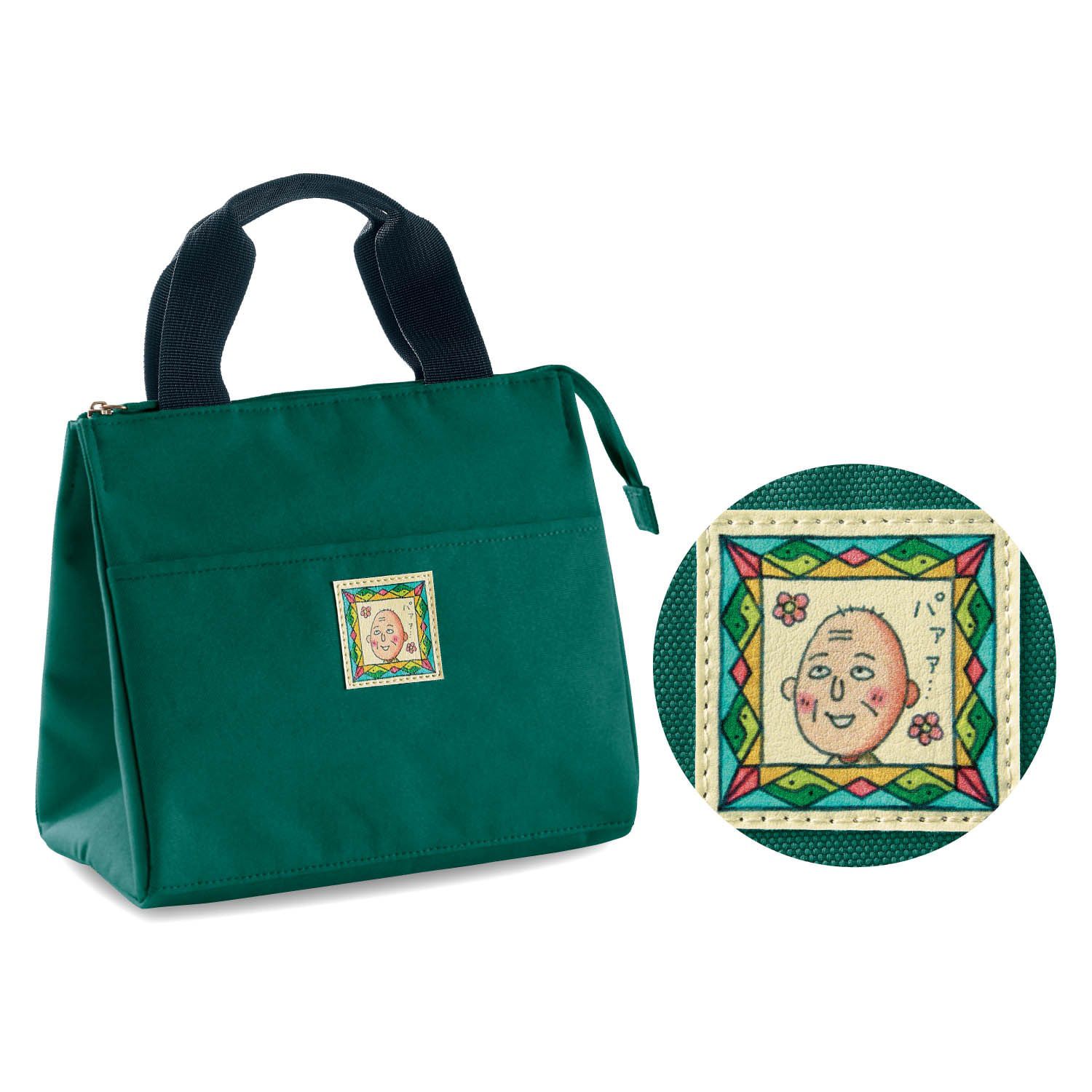 日本千趣會 - 櫻桃小丸子 午餐保冷手提袋-小丸子-紅 (約23x20x12cm)