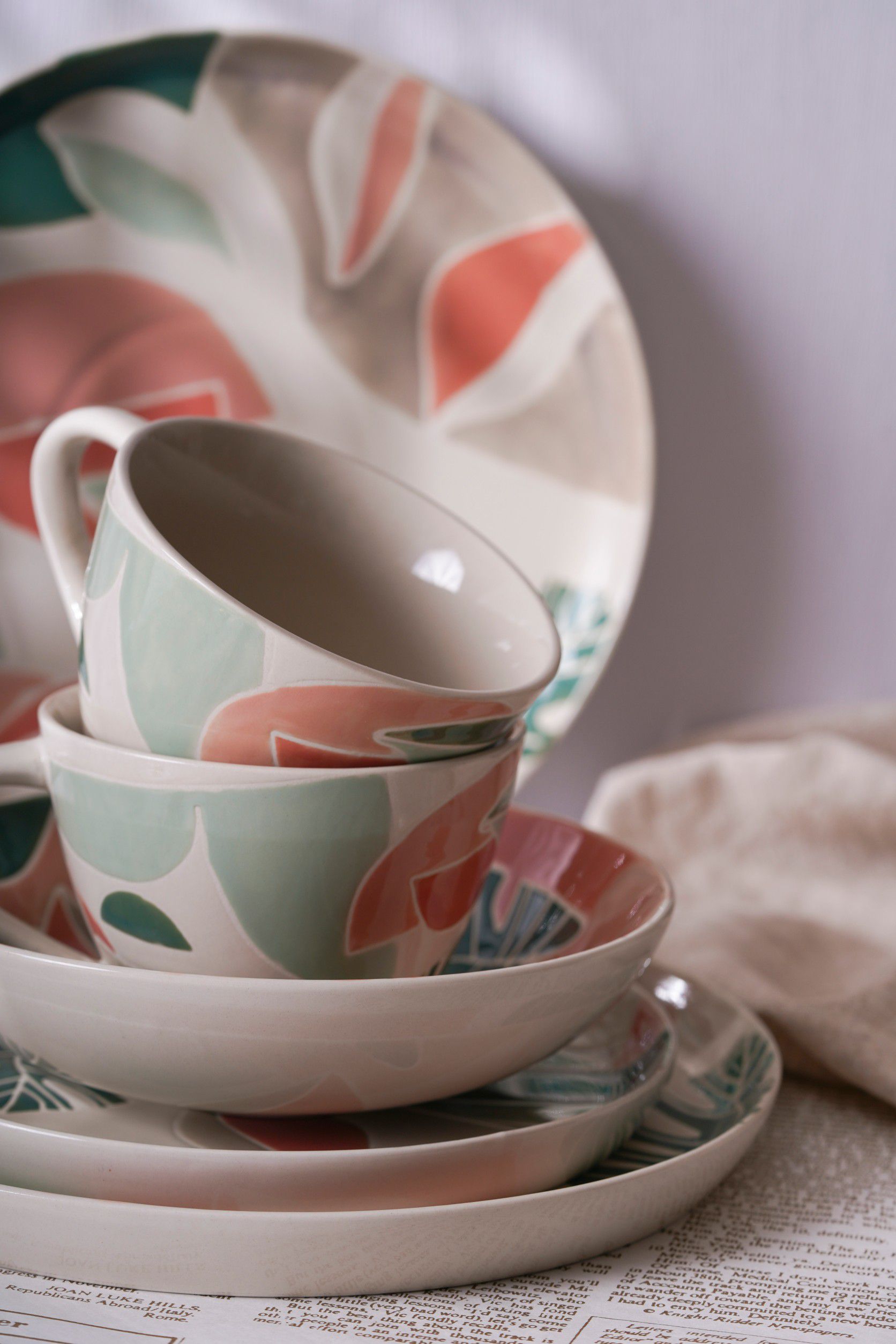 amadeus natureva - 大自然-粉彩 小餐碗 2入