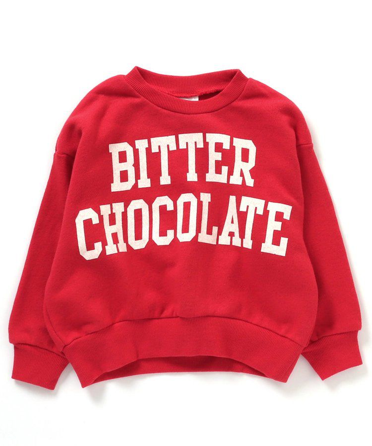 日本 BREEZE - 純棉裏毛糖果印花長袖上衣-黑