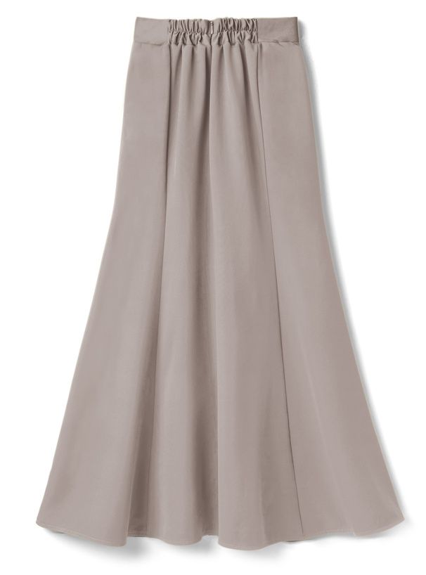 日本 GRL - 優雅修身魚尾長裙-象牙杏