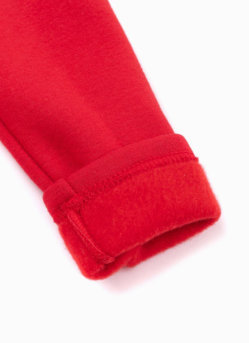 韓國 OZKIZ - (裏起毛,附髮飾)聖誕女孩網紗洋裝