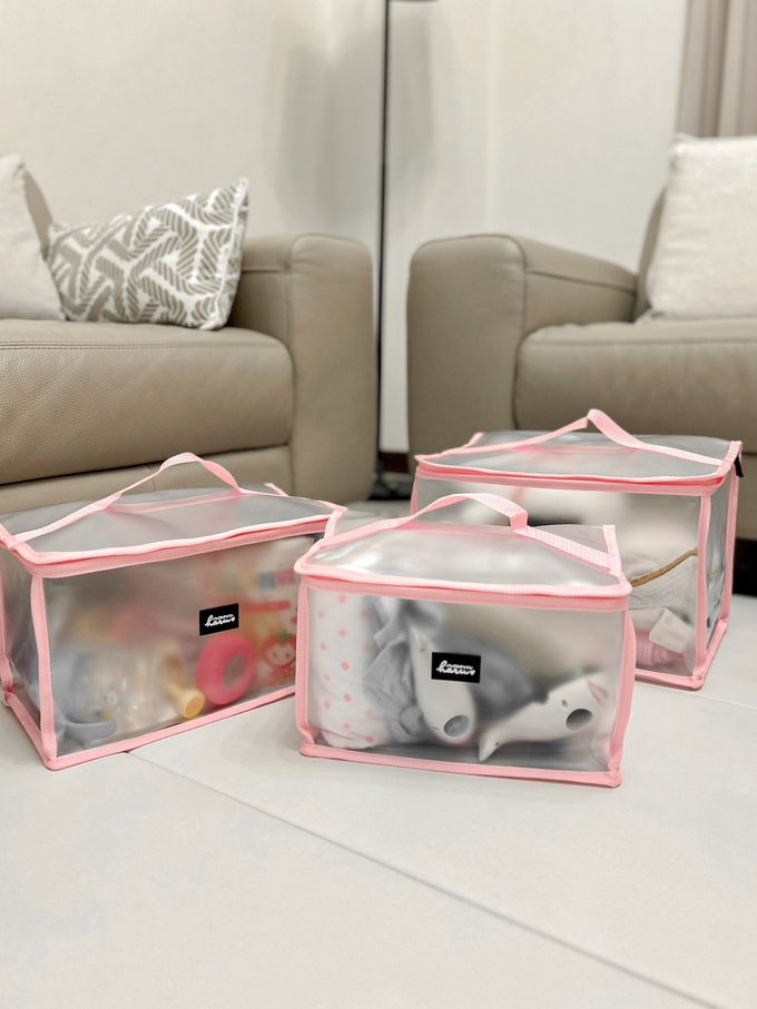 HARUhonpo 小晴天本舖 - 寶可樂收袋-日日萬用袋-櫻花粉(磨砂) (M)