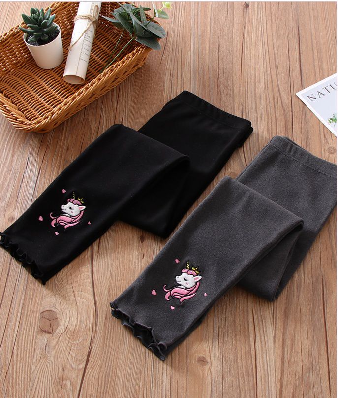 MAMDADKIDS - 磨毛保暖內搭褲-蝴蝶結-紫色