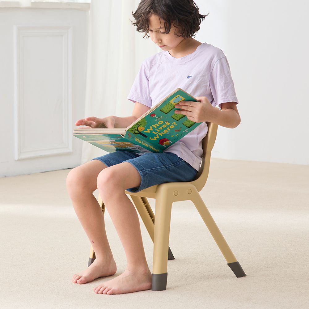 台灣製 34cm輕鬆椅-米（2入）