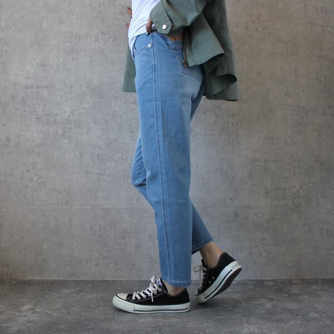 日本女裝代購 - Coolish 接觸涼感舒適快乾合身九分褲-白