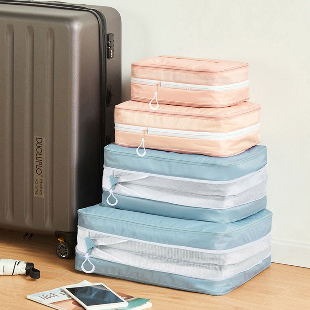 擴充壓縮衣物收納袋-L