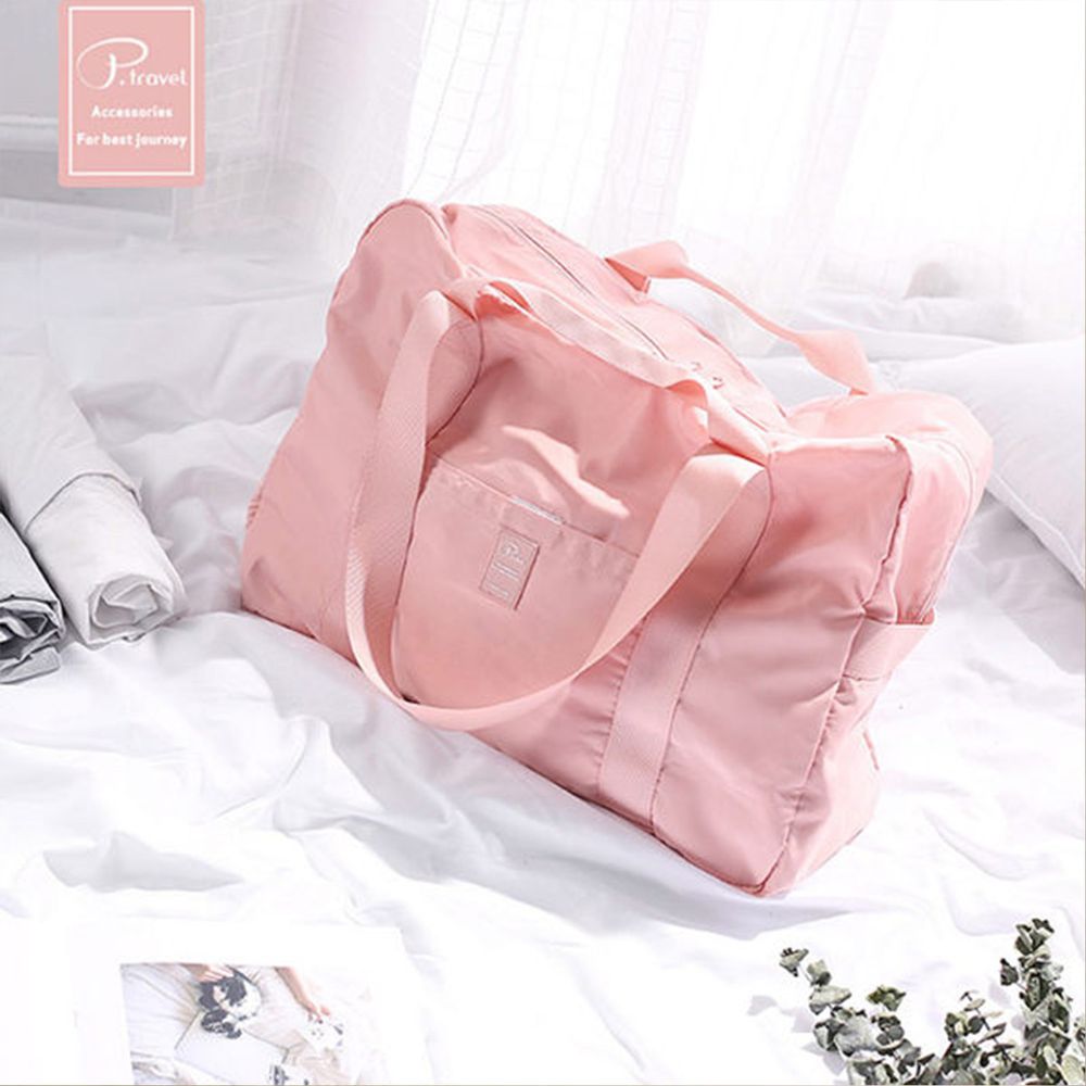 P.travel - 折疊購物包-粉色