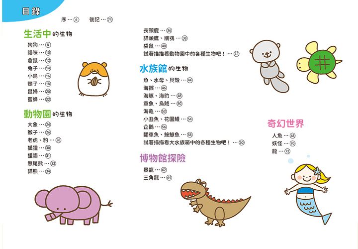 1日10分の創意畫畫小能手