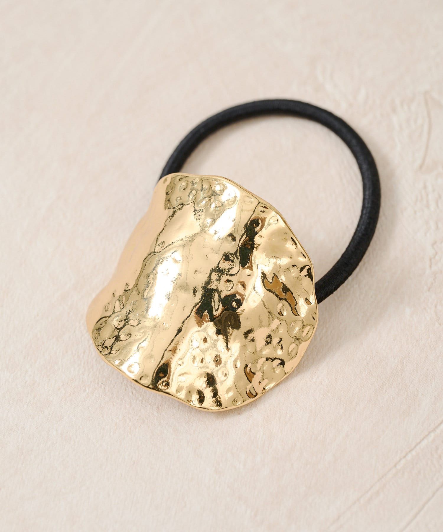 日本 Lattice - 時尚不規則垂紋金屬髮圈-銀