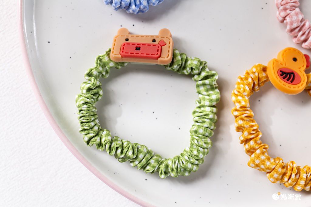 可愛彈性不傷髮大腸圈(10入組)-繽紛蜜蜂-不含紙卡