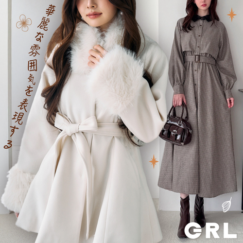 ♡美外套最後入手機會【日本GRL】時髦麂皮/英倫風大衣/夢幻針織溫暖妳的心～