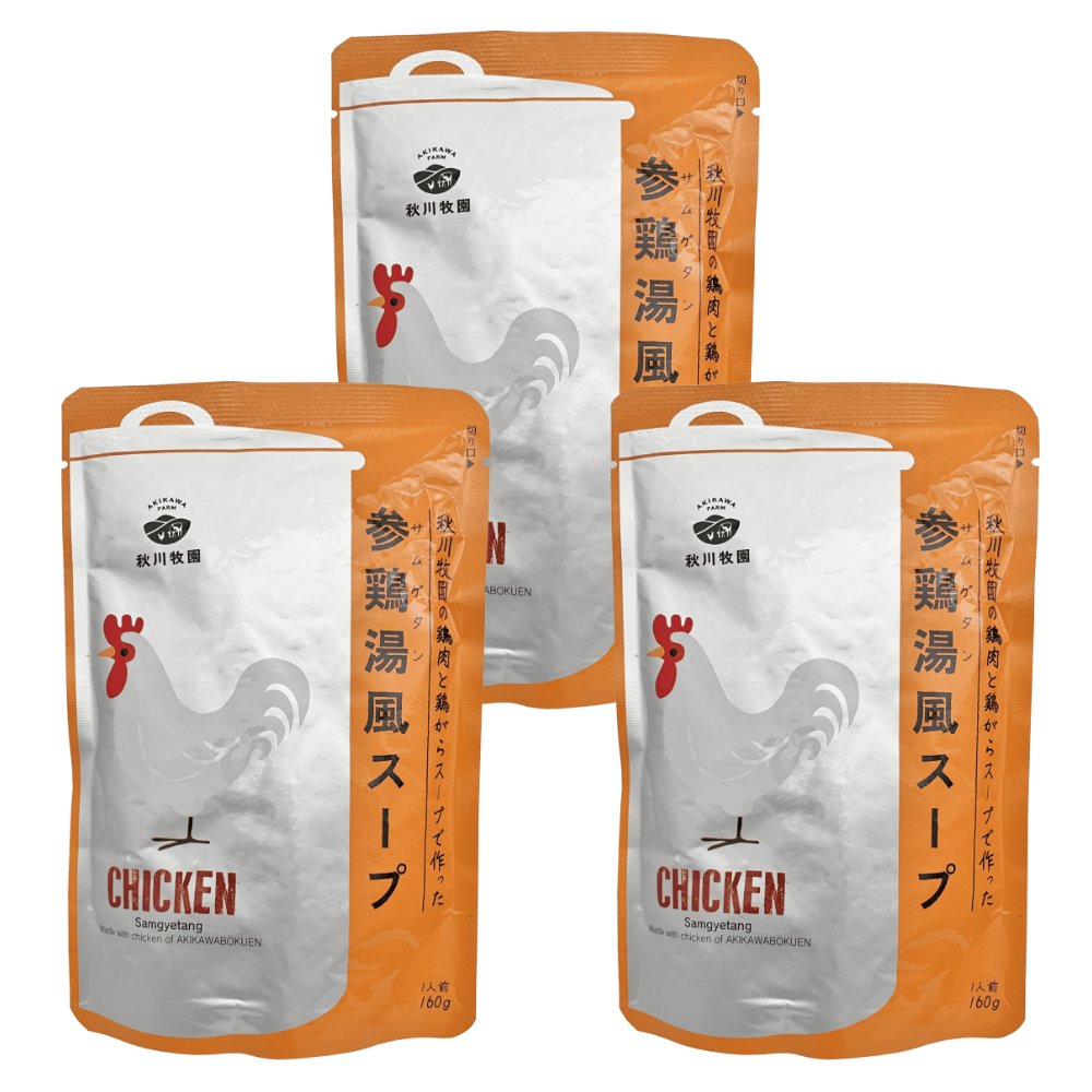 秋川牧園 - 日式風味蔘雞湯X3包-(效期2024.5.11)
