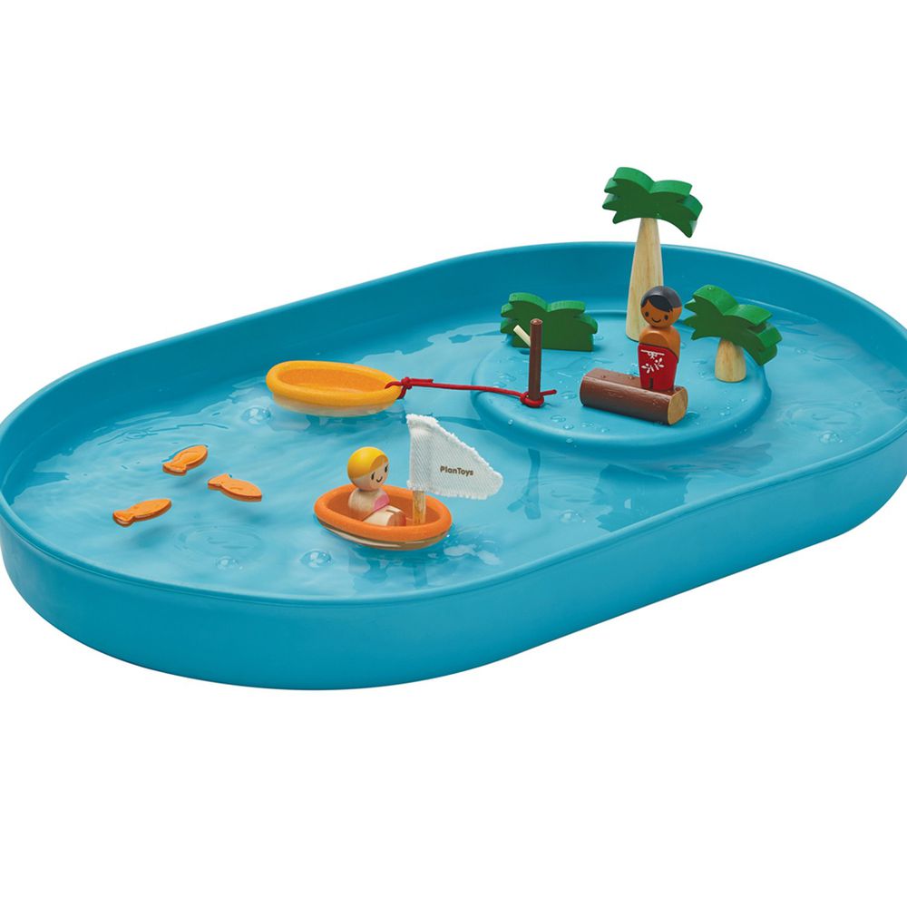 泰國 Plantoys - 木作水玩具-夏日樂園