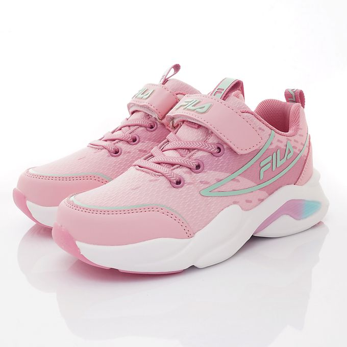 FILA - FILA輕量慢跑運動鞋(中大童段)-運動鞋-淺粉