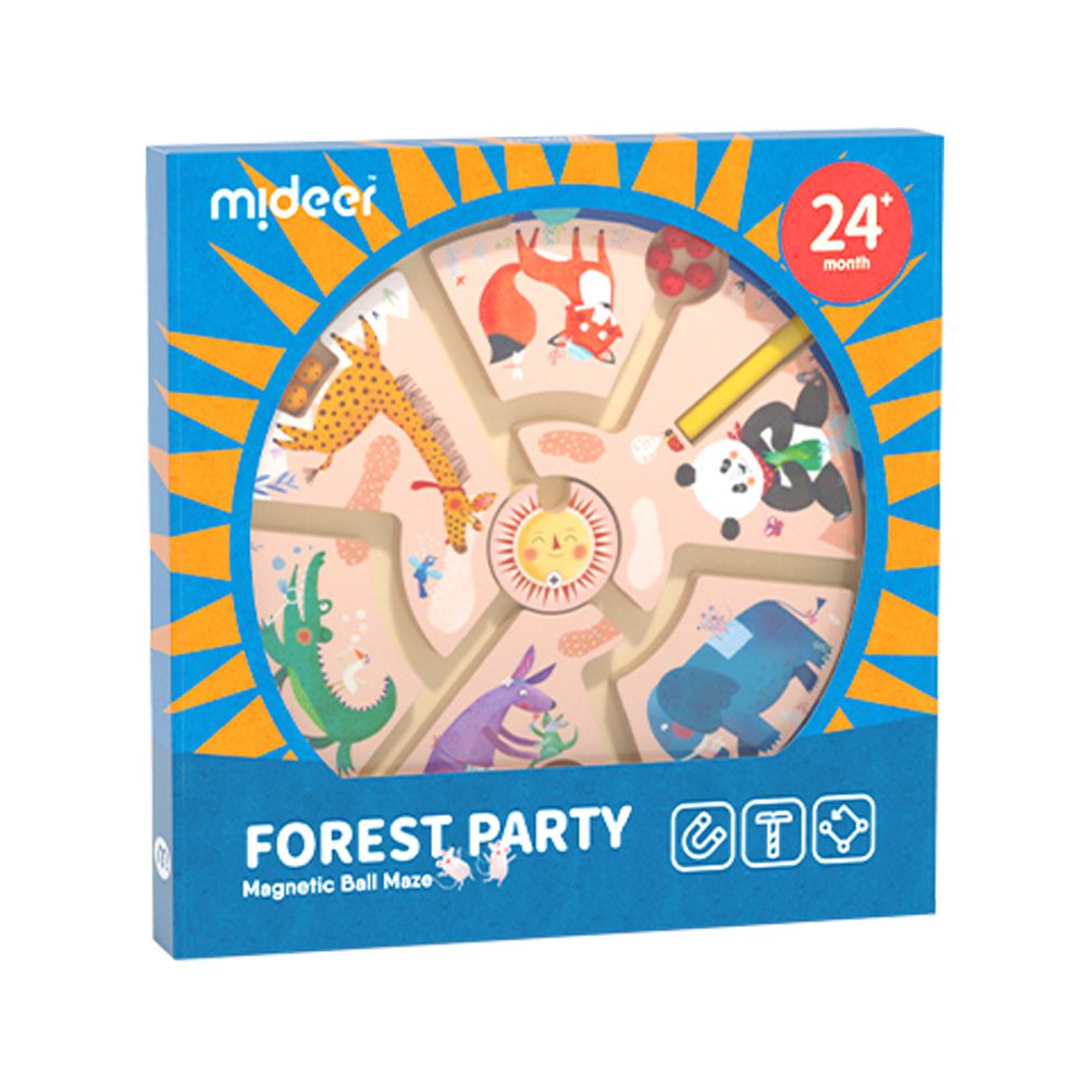MiDeer - 運筆磁力珠珠迷宮-森林派對