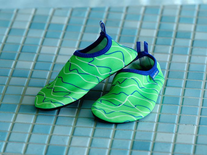 德國Playshoes - 抗UV水陸兩用沙灘懶人童鞋-海浪