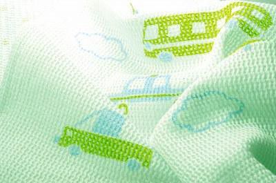 日本 MARNA - 日本製 兒童專用柔軟搓澡巾-交通工具-藍 (約20x83cm)