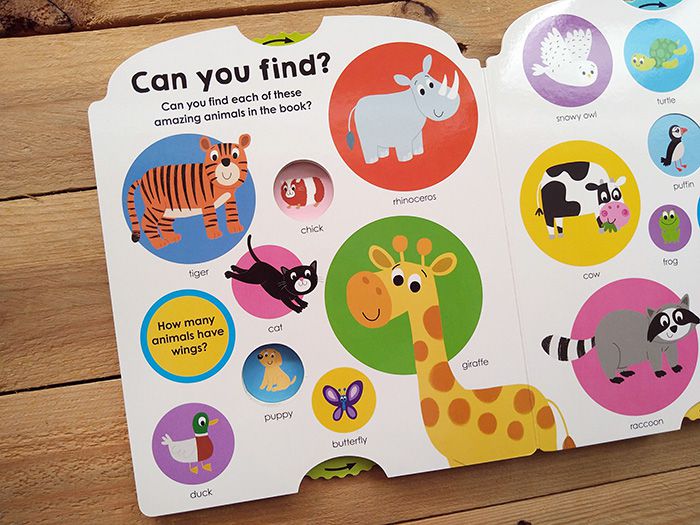 Priddy Learning: My First Animals 我的第一本動物轉盤書（厚頁書）