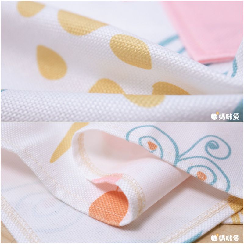 棉麻布藝防水親子圍裙-清新小花