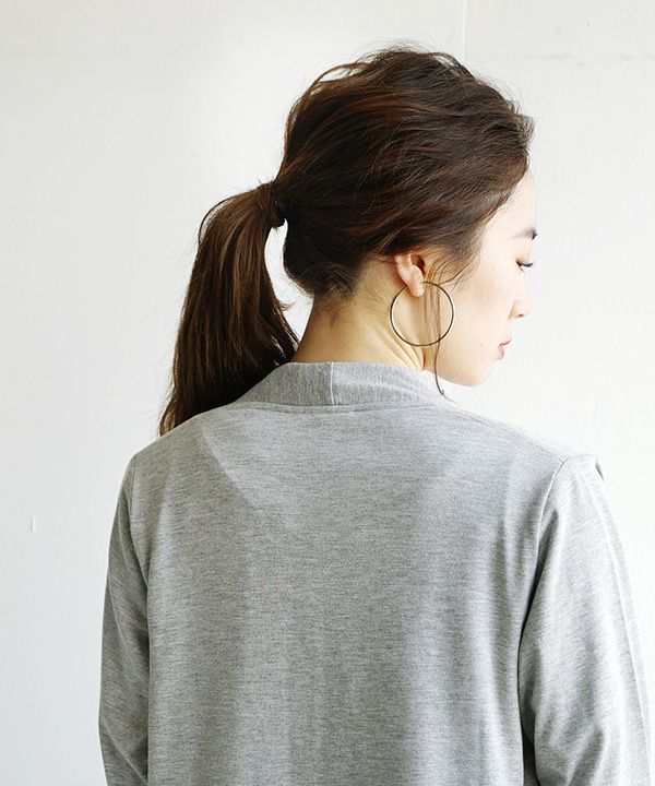 日本 zootie - UV對策 輕盈著感V領防曬外套-長版-淺米杏