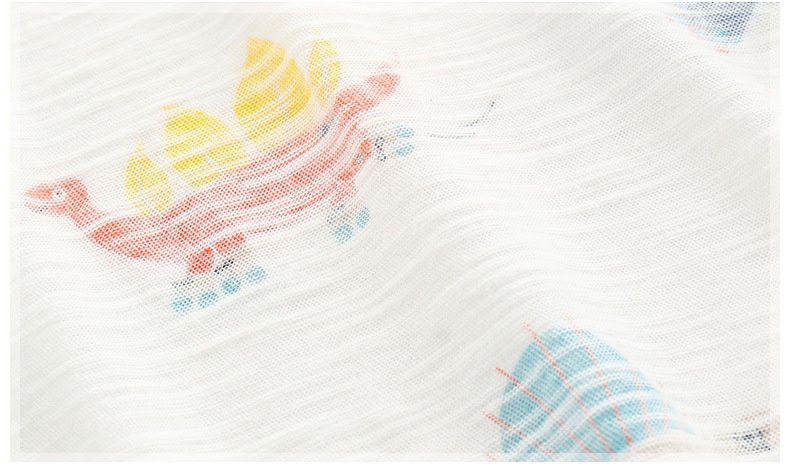 純棉連帽防曬外套/空調外套-恐龍世紀-淺藍色