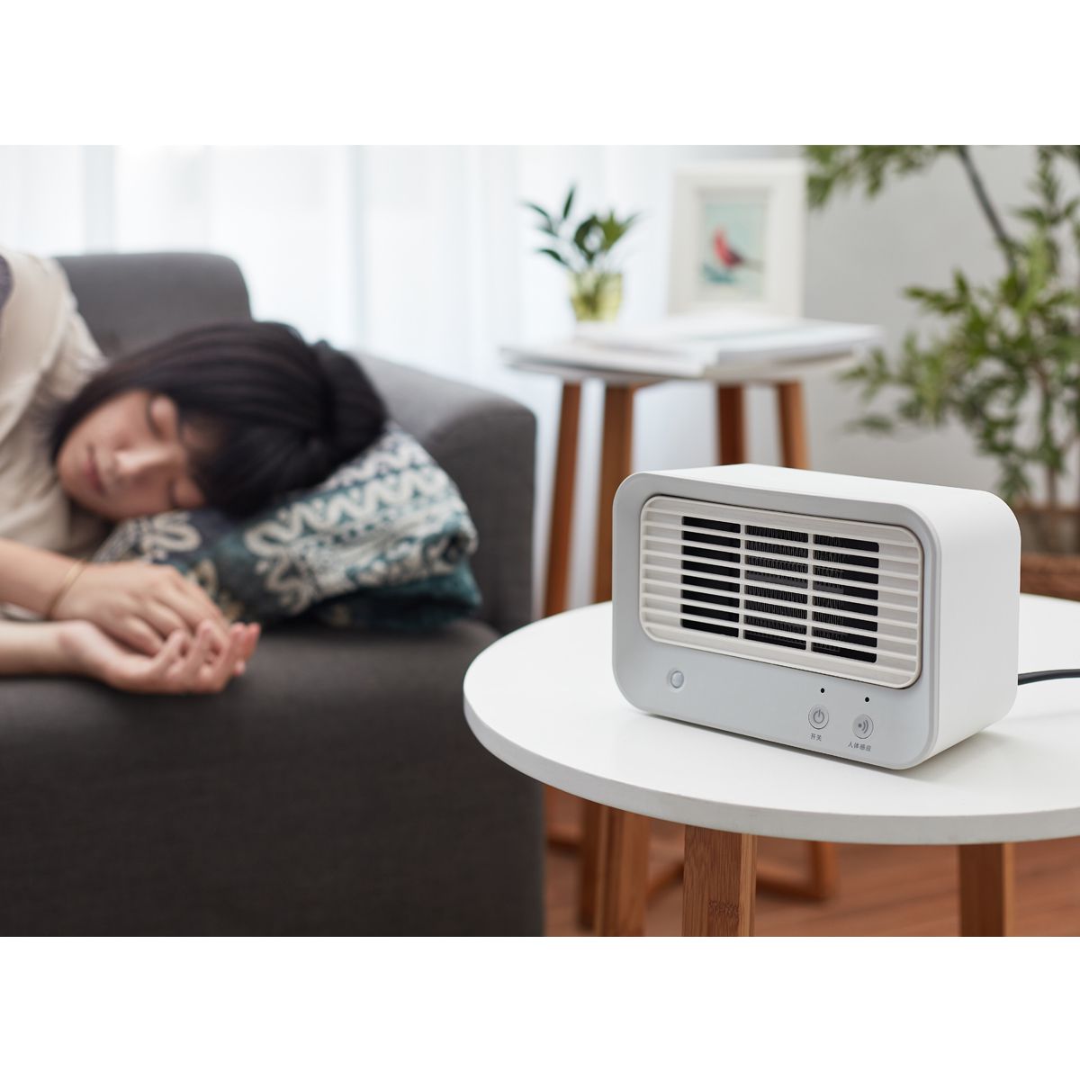 AIRMATE 艾美特 - 人體感知美型陶瓷式電暖器HP060M-粉白