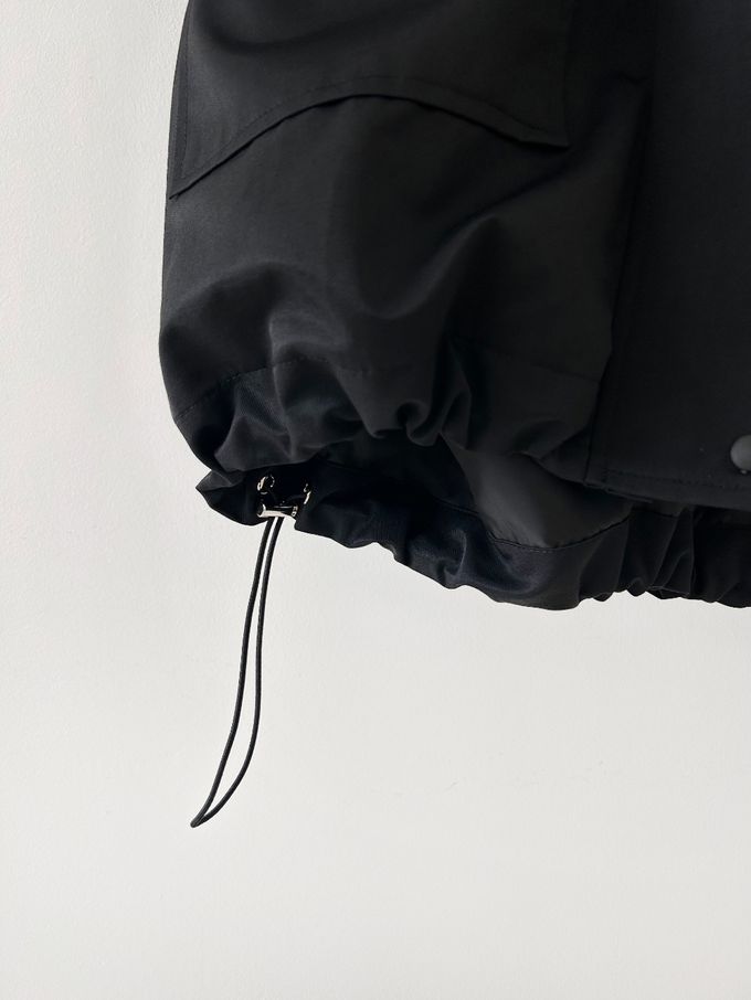 韓國女裝連線 - 秋季必備！短版風衣外套-軍綠 (FREE)