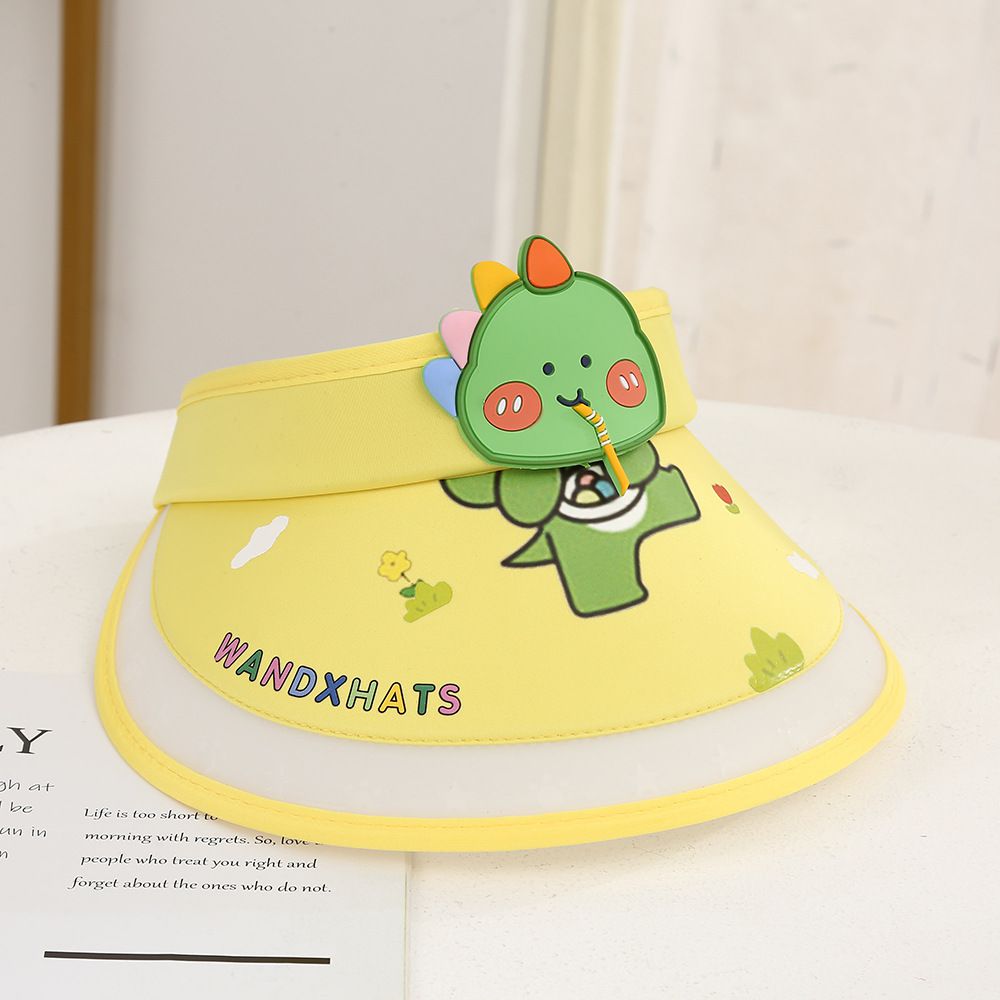 兒童空頂遮陽帽-兔子-粉色 (建議2-8歲)