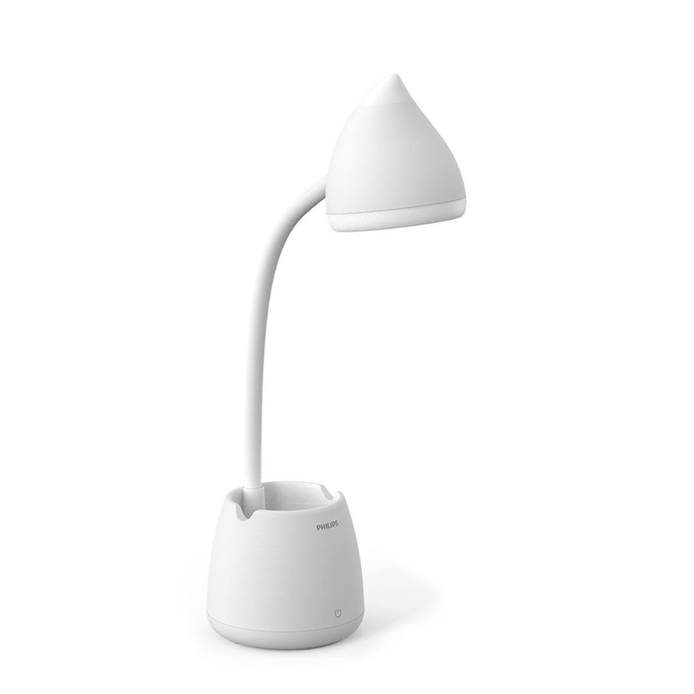 PHILIPS 飛利浦照明 - LED 小精靈充電多功能檯燈 (PD041)-珍珠白