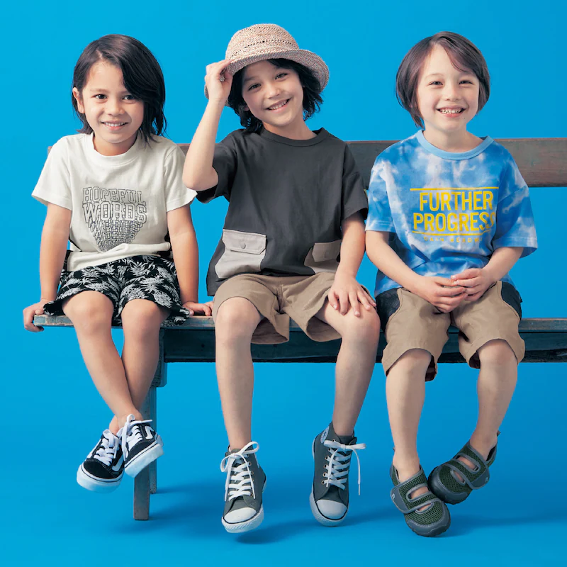 日本千趣會 - GITA 天竺棉雙口袋短T-深灰