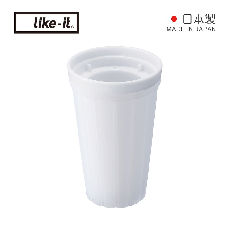 日本 like-it - 日製碎冰製冰盒-白