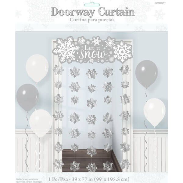 派對城 SuperParty - 紙板門簾-下雪吧