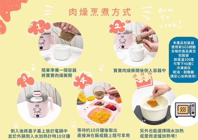 兔比媽咪廚房 - 品牌週限定-寶寶綜合饅饅(300g)+繽紛幼童餃(高麗菜豬肉50顆)+香菇肉燥蔬菜麵(肉燥x5包，蔬菜麵x5包)