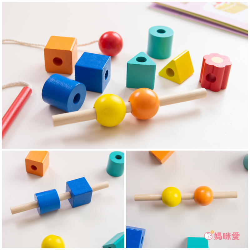 上人文化 - 好棒的教具超值五套組 - 好棒的七巧板+好棒的珠算盤+好棒的圖形拼圖+好棒的時鐘遊戲+好棒的串珠