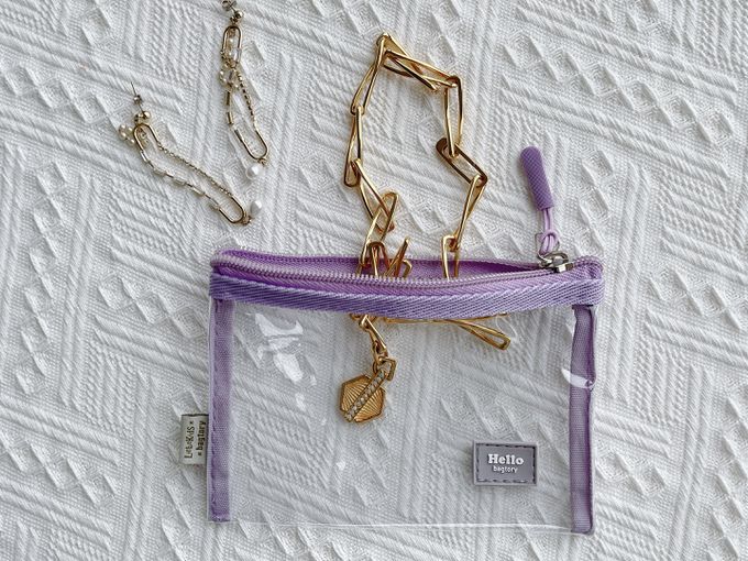 香港百寶袋王 Bagtory HK - Hello Mini 多用途迷你袋-草莓牛奶+馬卡龍綠+馬卡龍紫