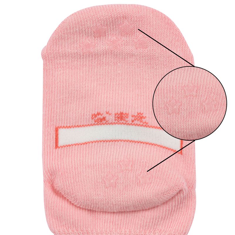 akachan honpo - 女襪3雙組-北歐小花-粉紅色 (9～14cm)