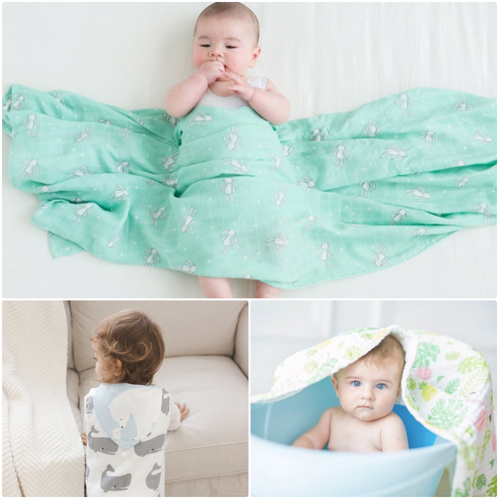 Muslin tree 吸汗背巾/包巾/防踢被睡袋 ♡ 夏天的好朋友