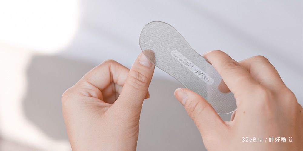 3ZeBra - 針好嚕｜Gerfect 3in1 手足保養磨砂片 兩入組-透明-28g/入