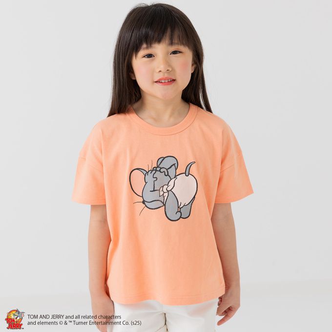 日本 Chil2 - 湯姆貓傑利鼠限定短袖上衣-變形兄弟-白