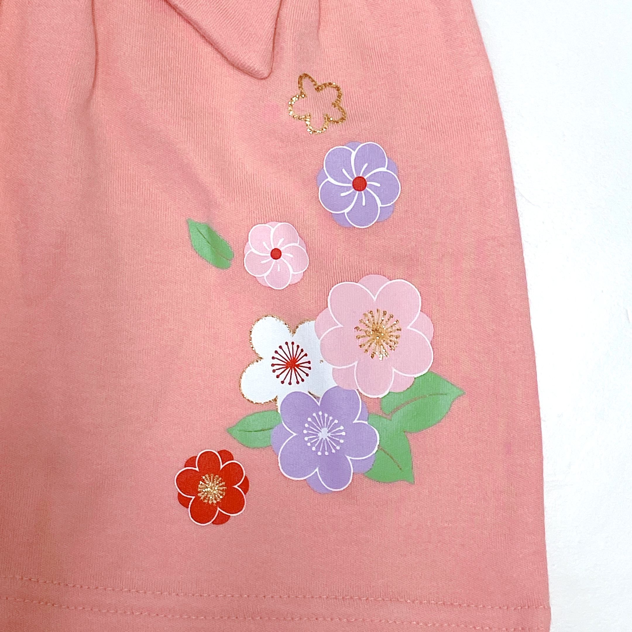 akachan honpo - 袴連身衣-粉紅色