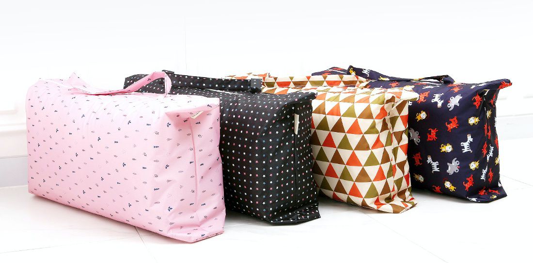 韓國 Coney Island - 加大版防水睡袋收納袋-三角幾何 (81.5*42.5*11cm)