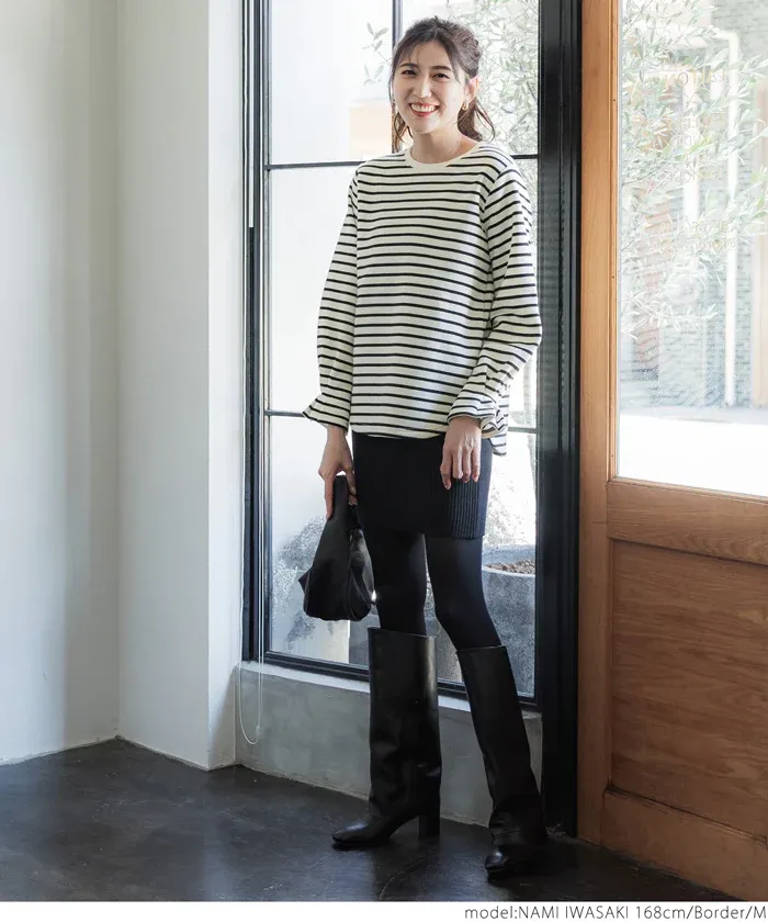 日本 COCA - 裏起毛甜美糖果袖長袖上衣-淺棕