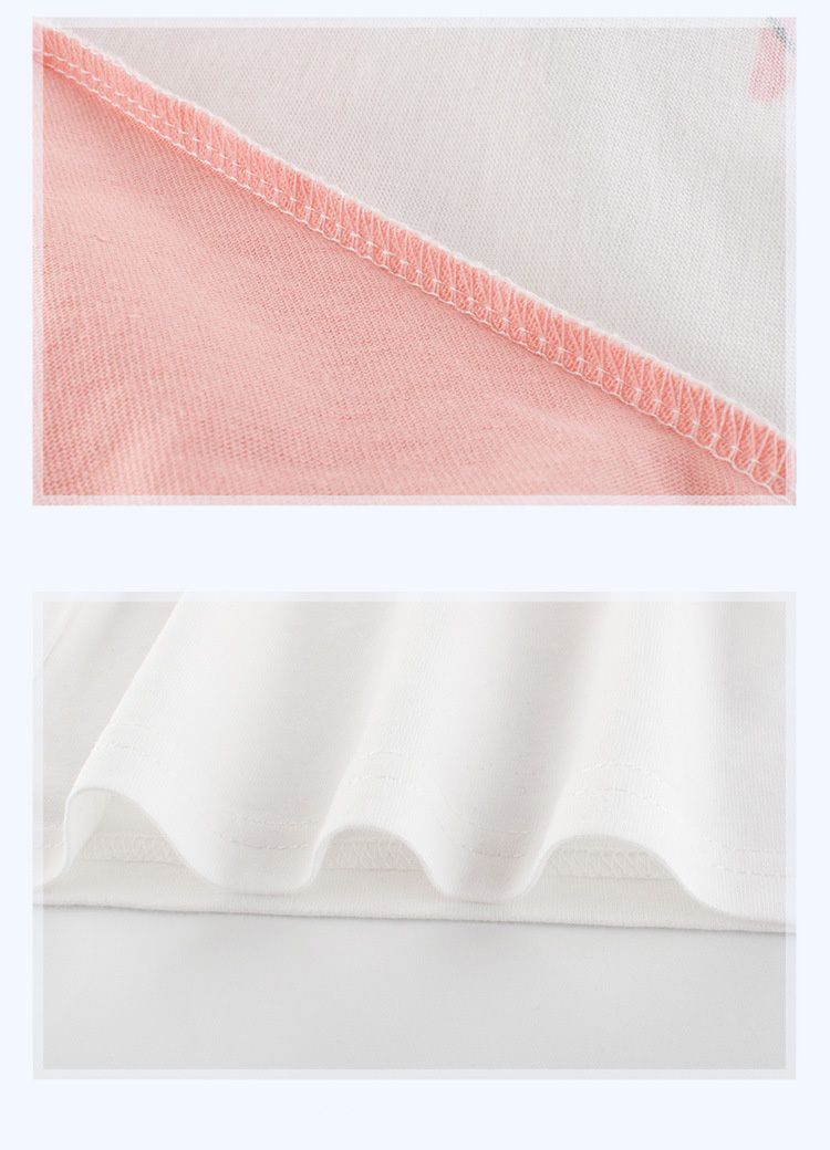 純棉長袖上衣-粉嫩草莓