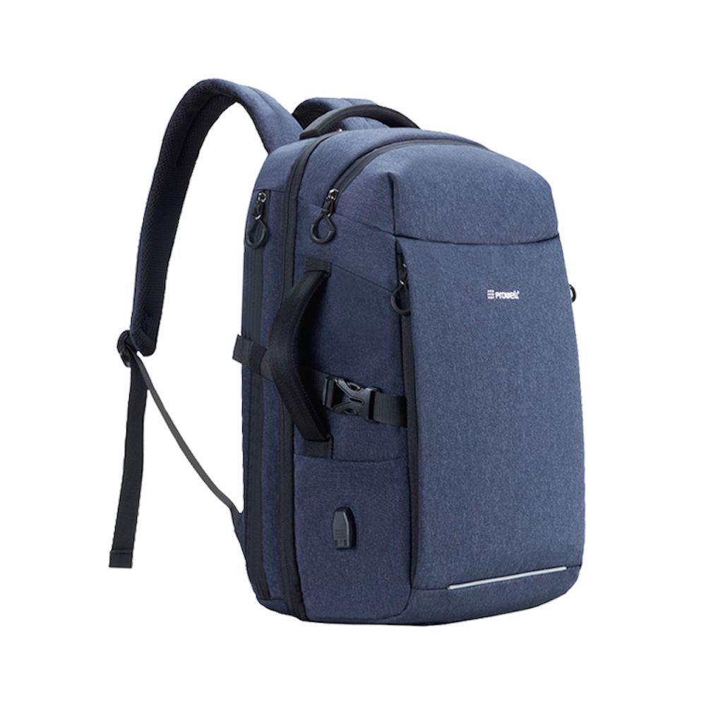 Heine 海恩 - Prowell 電腦包 筆電包 輕旅行後背包 旅行包 手提後背兩用包 (WIN-53167)-藍色-0.9kgs