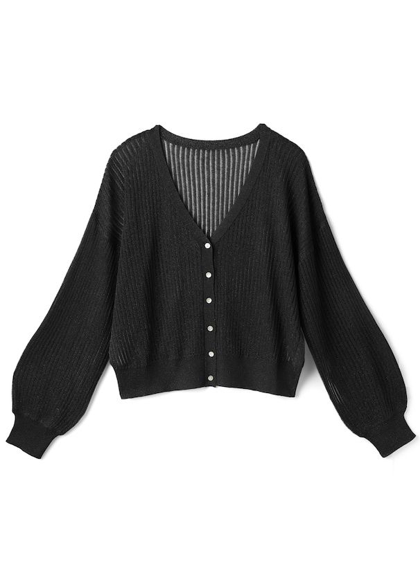 日本 GRL - 嫘縈混百搭透氣薄外套-水藍 (F)