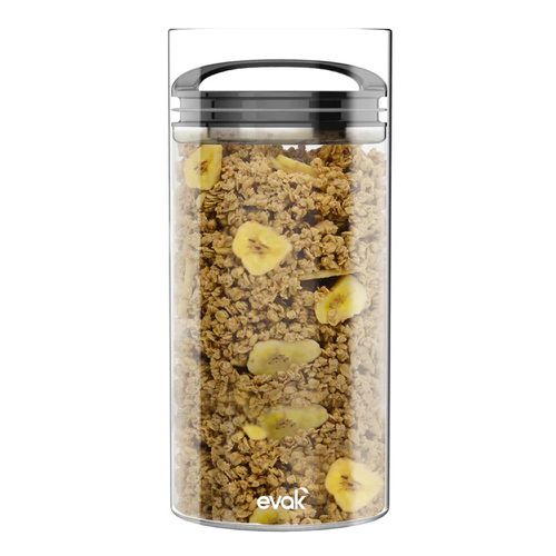 EVAK 密封儲物罐 COMPACT 系列-玻璃/亮面把手 (4號) (2300ml)
