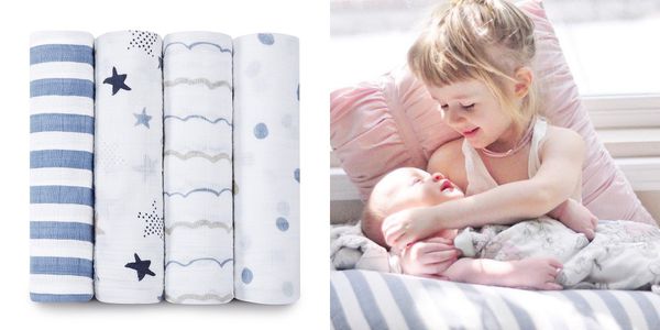 新花色登場！美國 Aden + Anais 包巾 / 被毯 / 圍兜